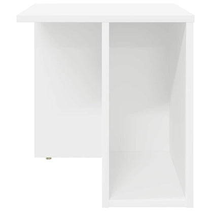 End Table White 37 x 32 x 40 cm Engineered Wood