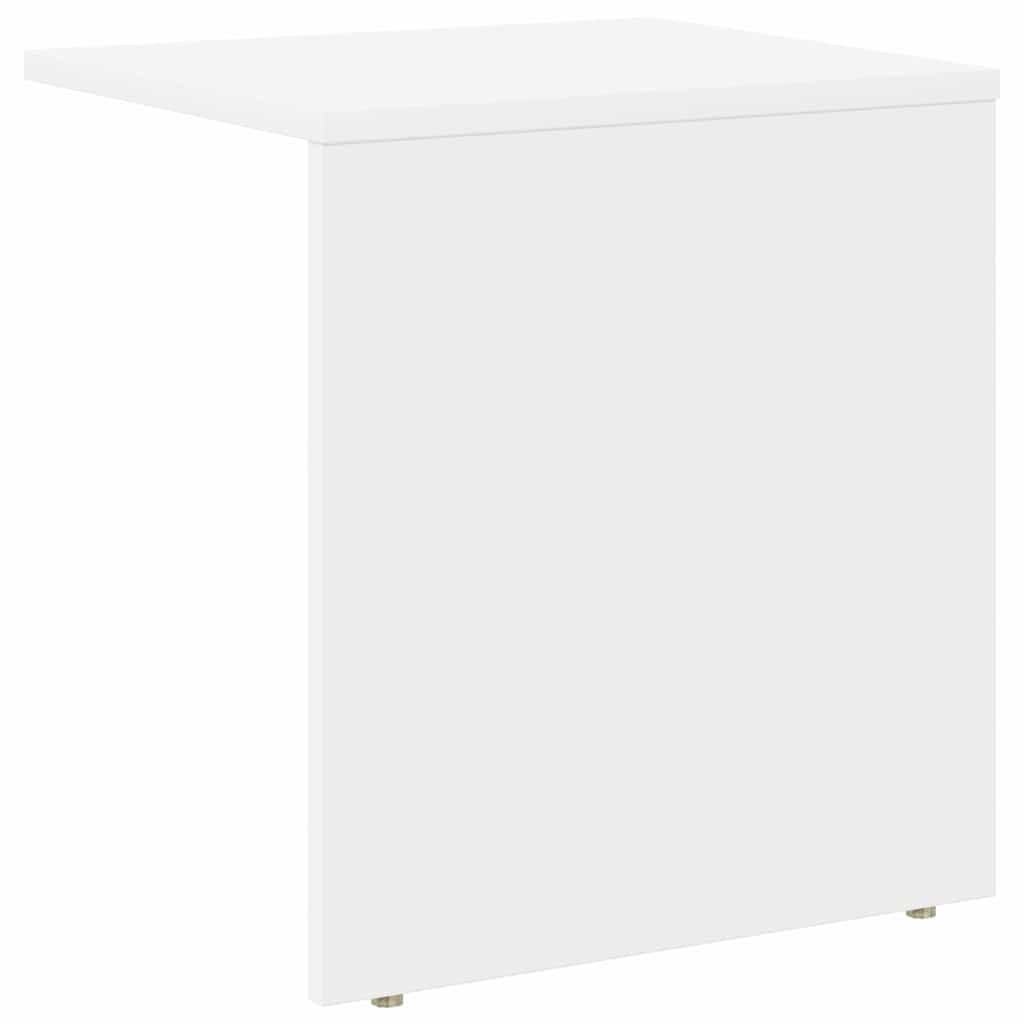 End Table 2 pcs White 37 x 32 x 40 cm Engineered Wood