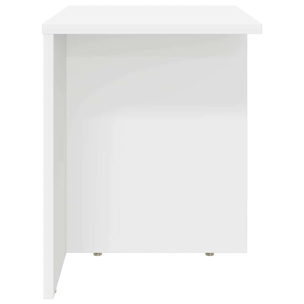 End Table 2 pcs White 37 x 32 x 40 cm Engineered Wood