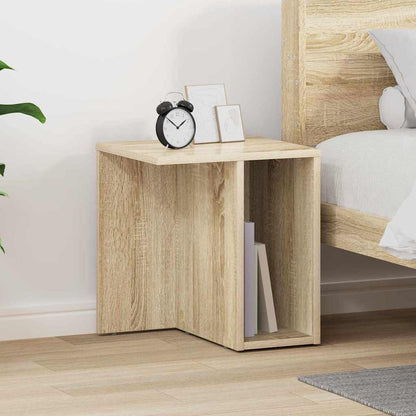 End Table Sonoma Oak 37 x 32 x 40 cm Engineered Wood