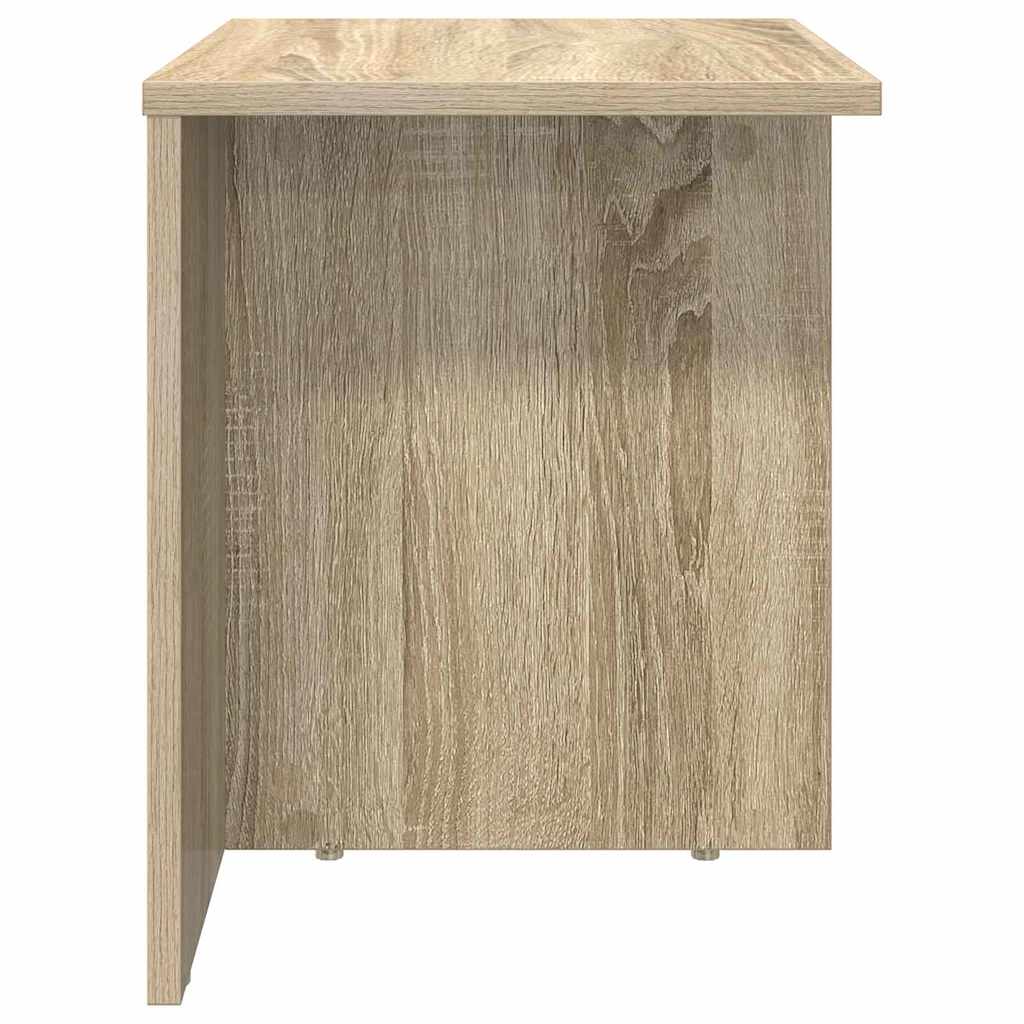 End Table 2 pcs Sonoma Oak 37 x 32 x 40 cm Engineered Wood