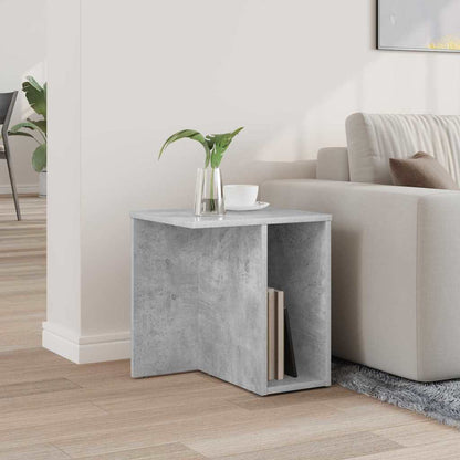 End Table Concrete Grey 37 x 32 x 40 cm Engineered Wood