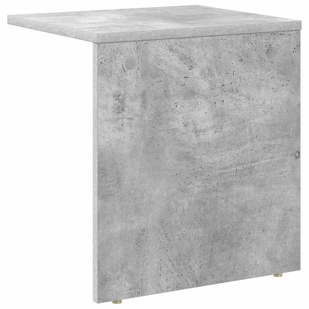 End Table 2 pcs Concrete Grey 37 x 32 x 40 cm Engineered Wood