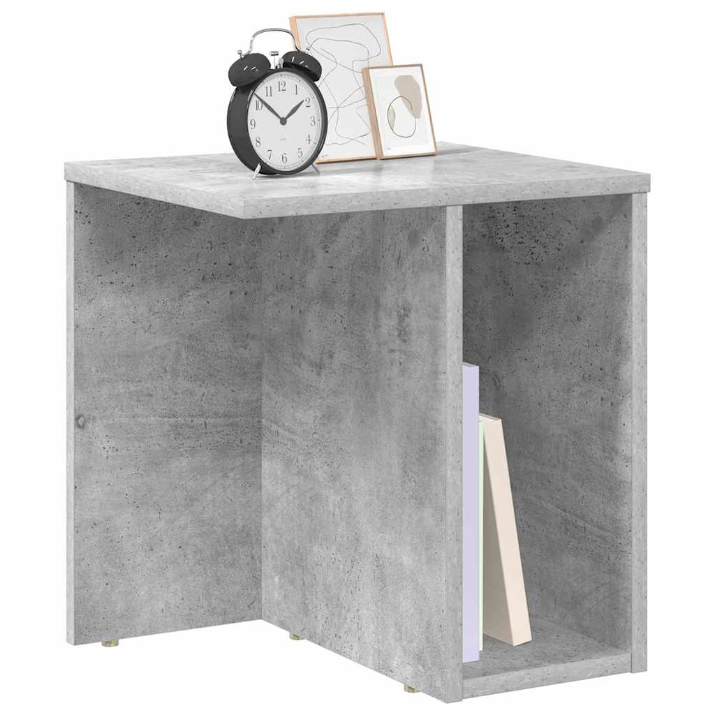 End Table 2 pcs Concrete Grey 37 x 32 x 40 cm Engineered Wood