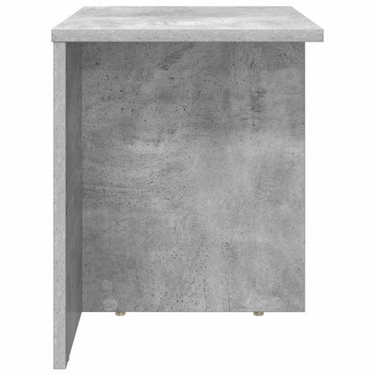 End Table 2 pcs Concrete Grey 37 x 32 x 40 cm Engineered Wood