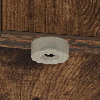 End Table Smoked Oak 37 x 32 x 40 cm Engineered Wood