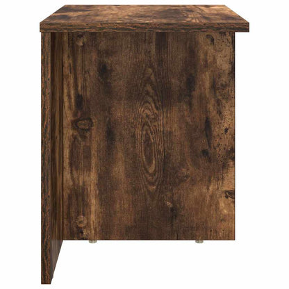 End Table Smoked Oak 37 x 32 x 40 cm Engineered Wood