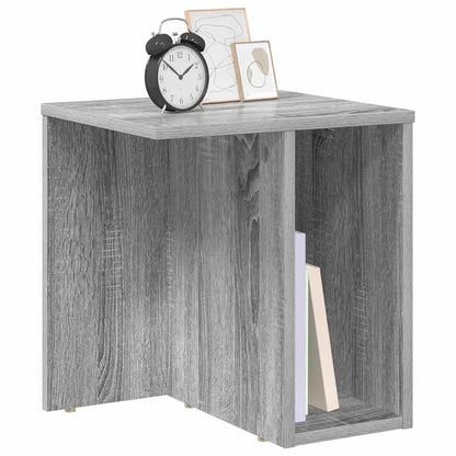 End Table Grey Sonoma 37 x 32 x 40 cm Engineered Wood