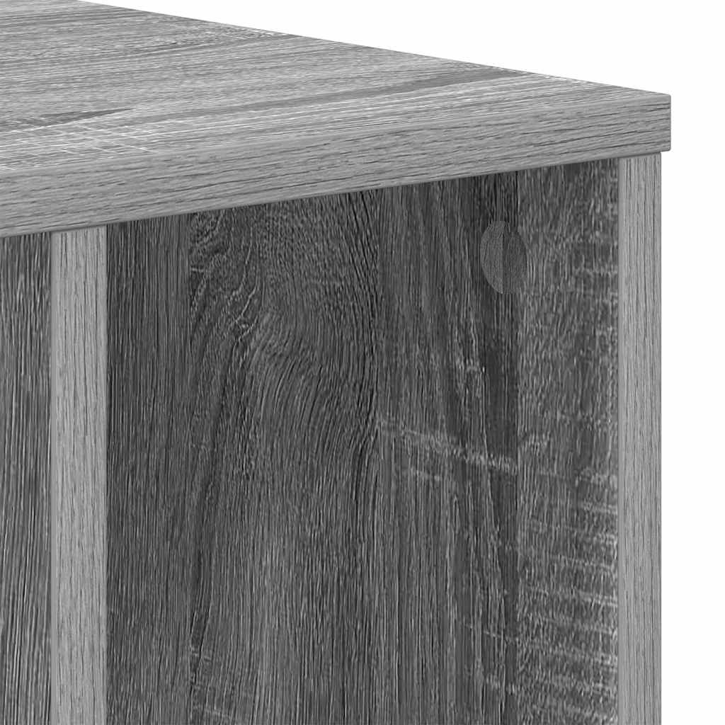 End Table 2 pcs Grey Sonoma 37 x 32 x 40 cm Engineered Wood