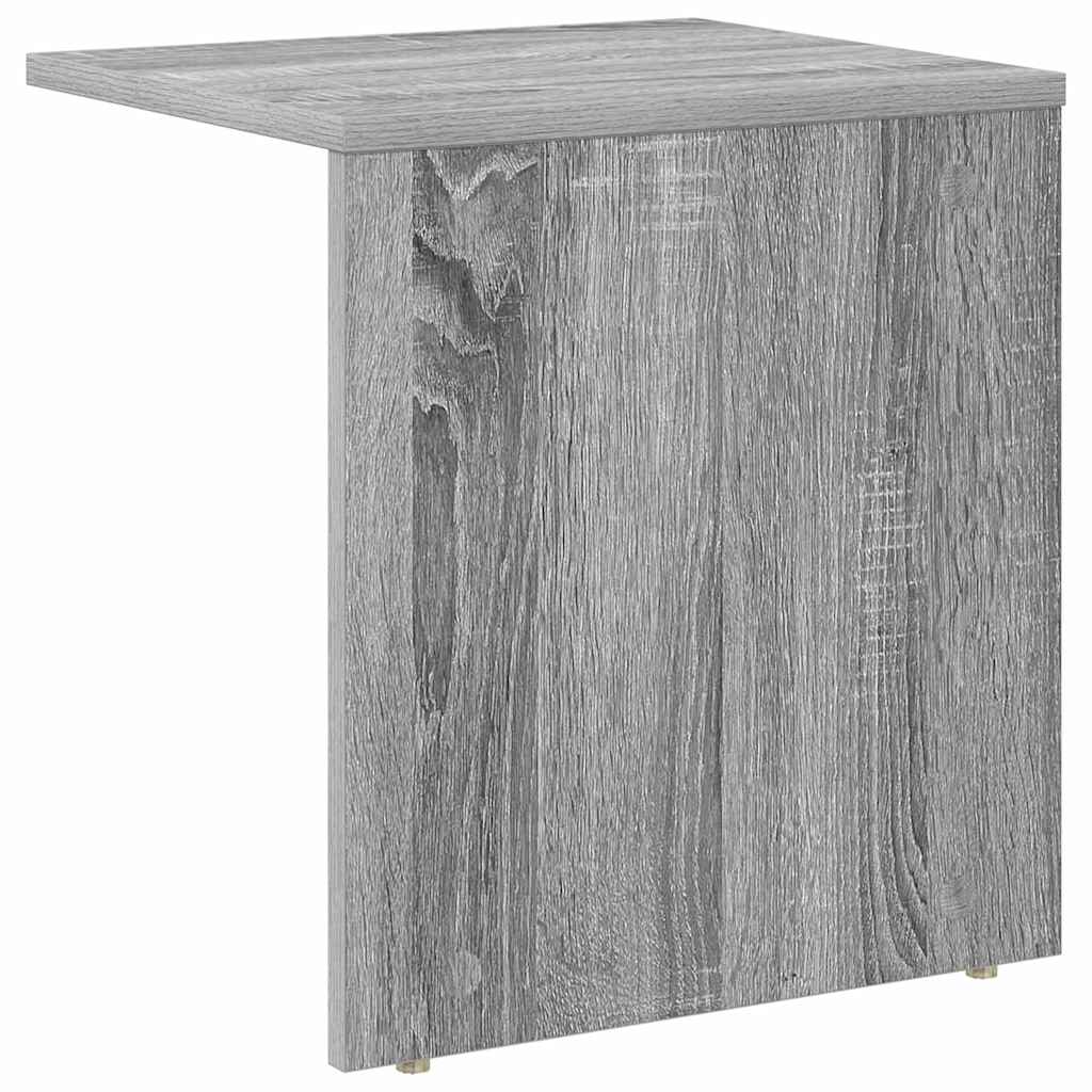 End Table 2 pcs Grey Sonoma 37 x 32 x 40 cm Engineered Wood