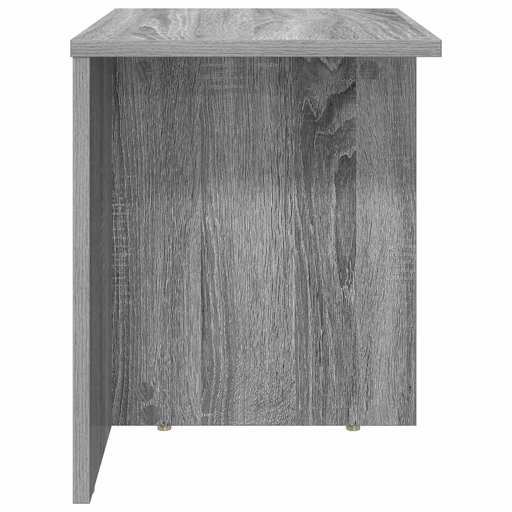 End Table 2 pcs Grey Sonoma 37 x 32 x 40 cm Engineered Wood