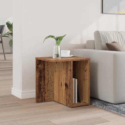 End Table Old Wood 37 x 32 x 40 cm Engineered Wood