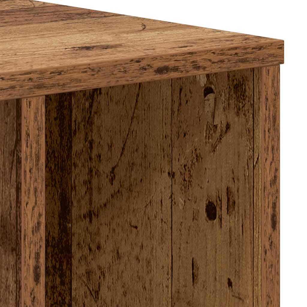 End Table 2 pcs Old Wood 37 x 32 x 40 cm Engineered Wood