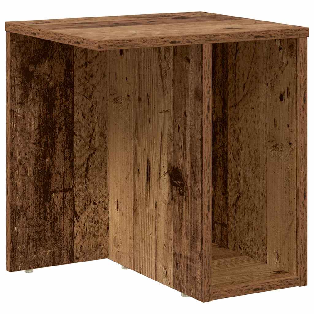 End Table 2 pcs Old Wood 37 x 32 x 40 cm Engineered Wood