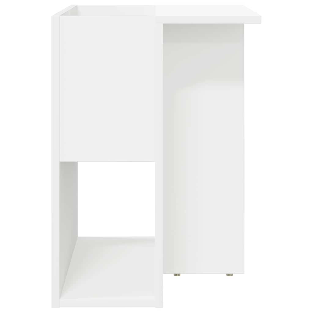 End Table White 35 x 40 x 55 cm Engineered Wood