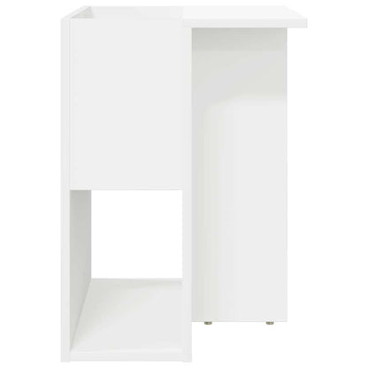 End Table White 35 x 40 x 55 cm Engineered Wood