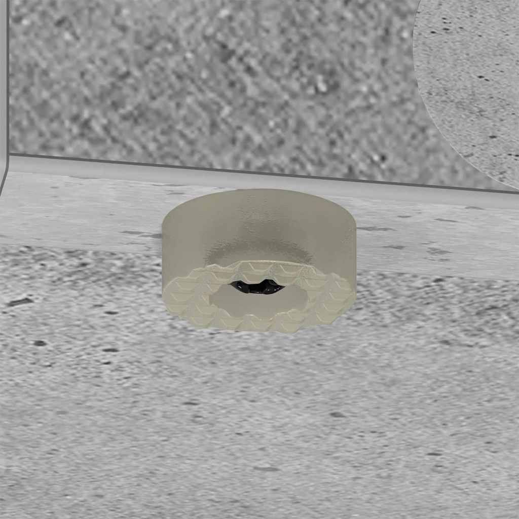 End Table Concrete Grey 35 x 40 x 55 cm Engineered Wood