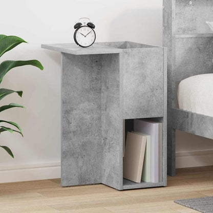 End Table Concrete Grey 35 x 40 x 55 cm Engineered Wood