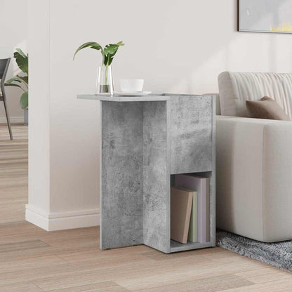 End Table Concrete Grey 35 x 40 x 55 cm Engineered Wood