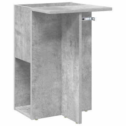 End Table Concrete Grey 35 x 40 x 55 cm Engineered Wood