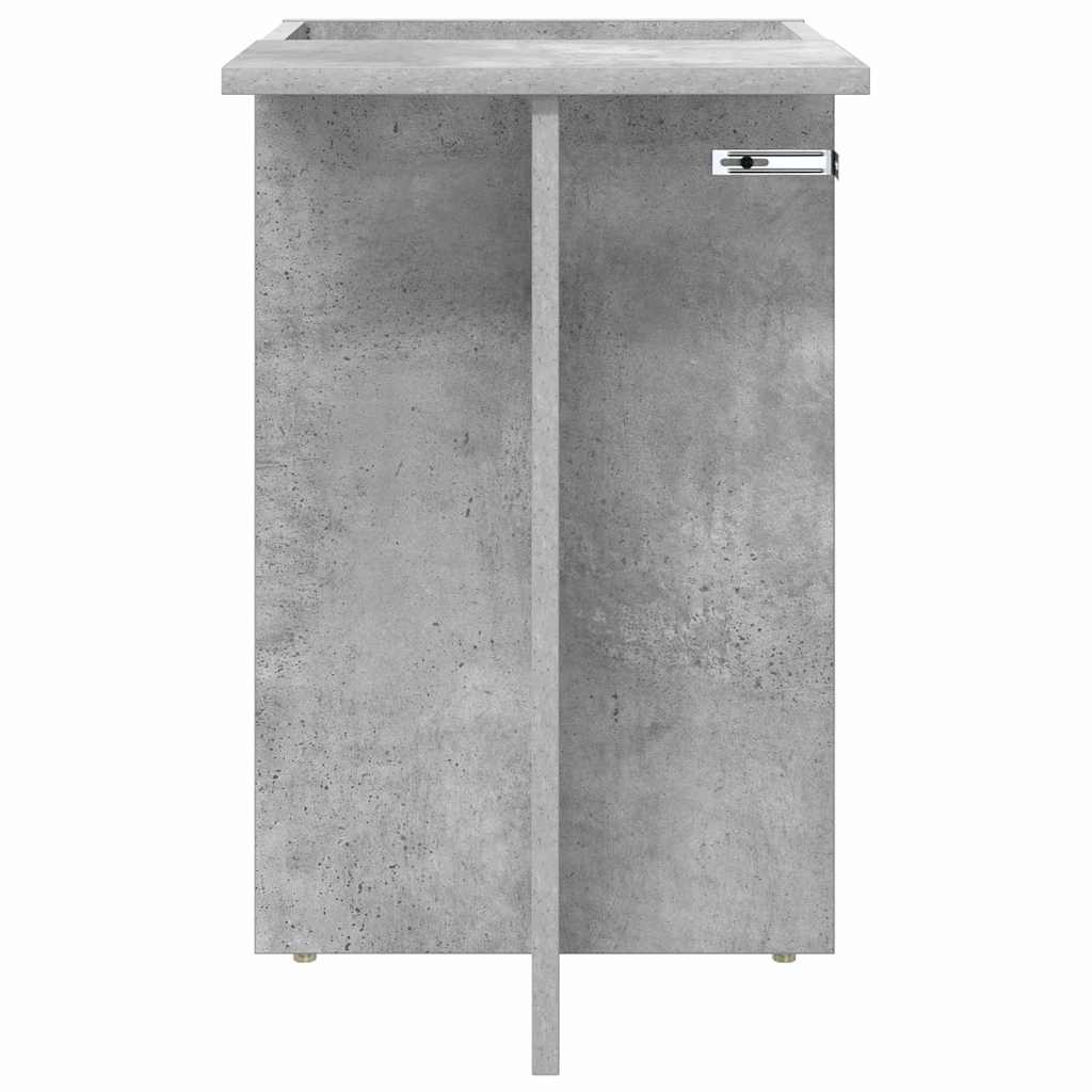 End Table Concrete Grey 35 x 40 x 55 cm Engineered Wood