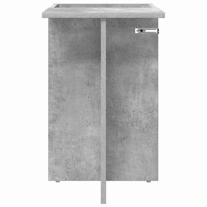 End Table Concrete Grey 35 x 40 x 55 cm Engineered Wood