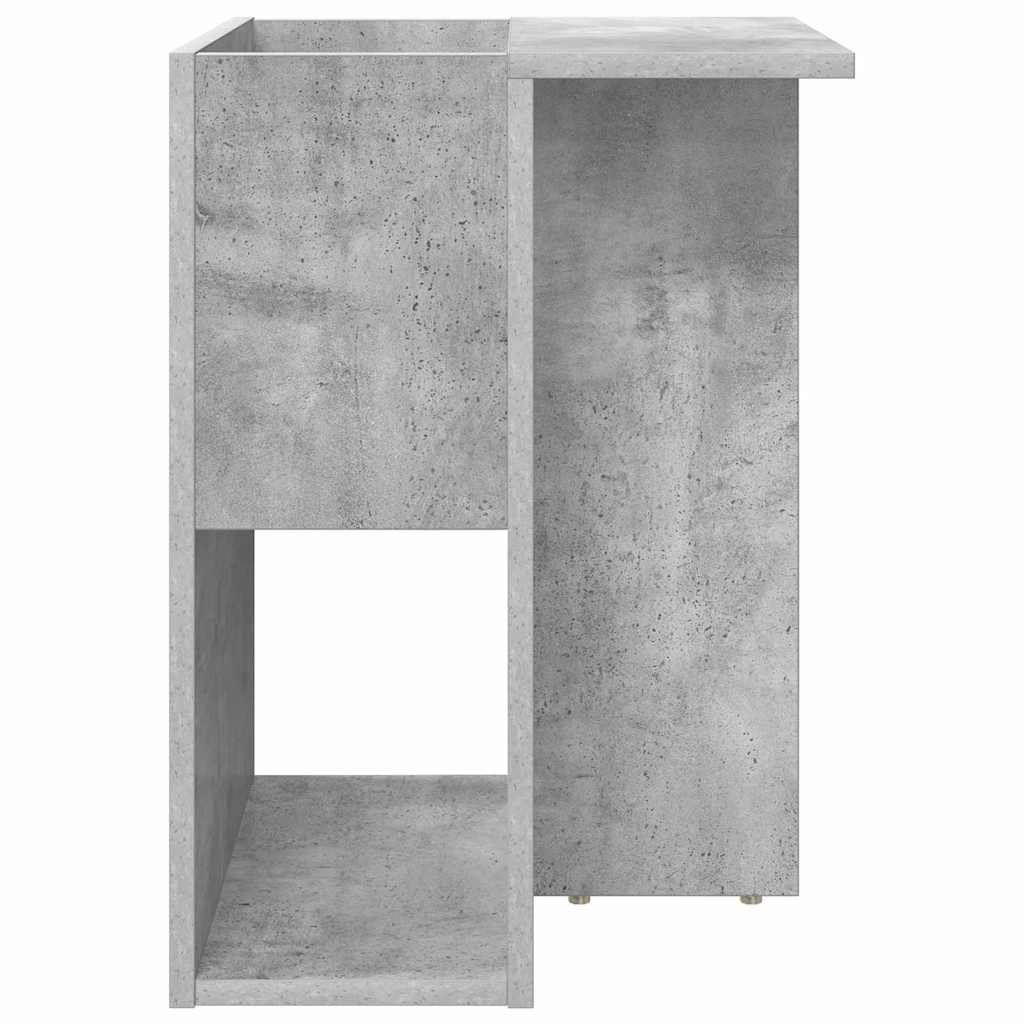 End Table Concrete Grey 35 x 40 x 55 cm Engineered Wood