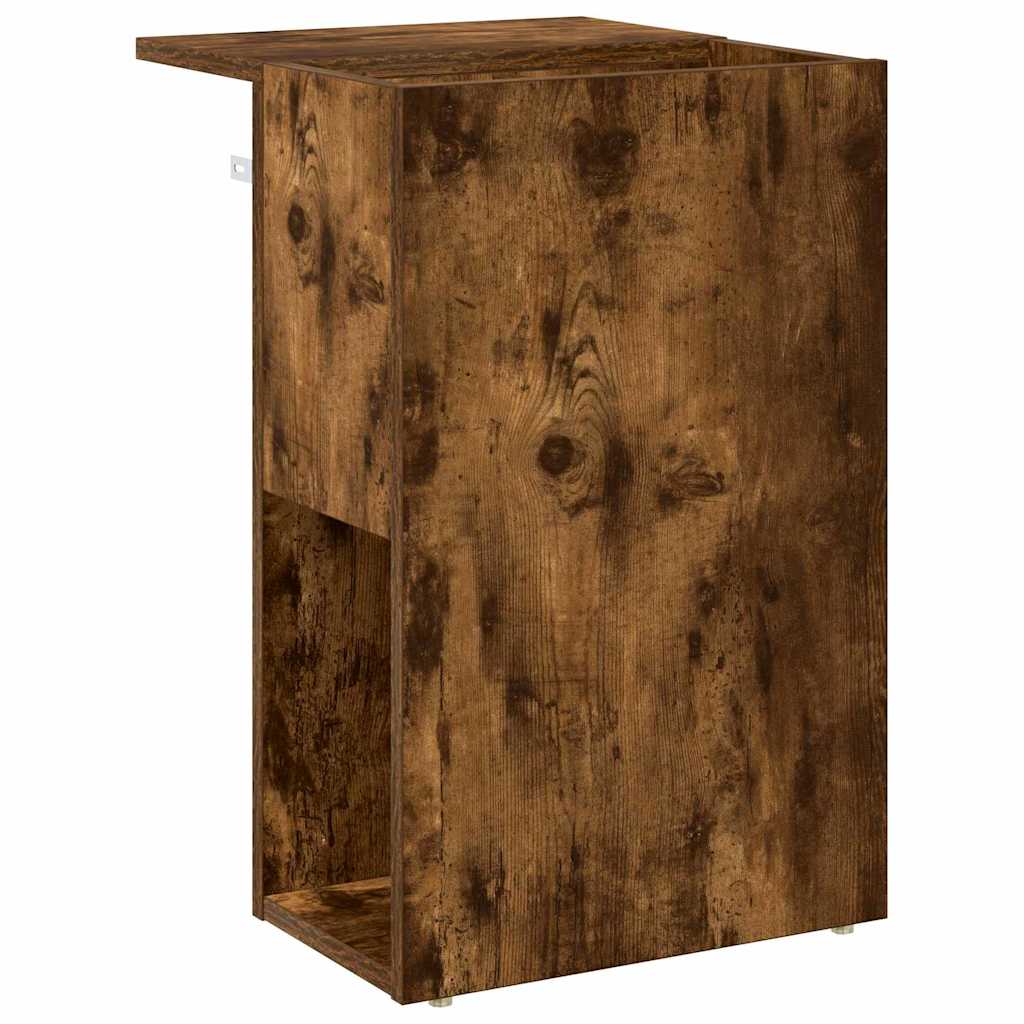 End Table Smoked Oak 35 x 40 x 55 cm Engineered Wood