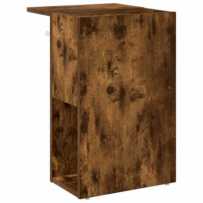 End Table Smoked Oak 35 x 40 x 55 cm Engineered Wood