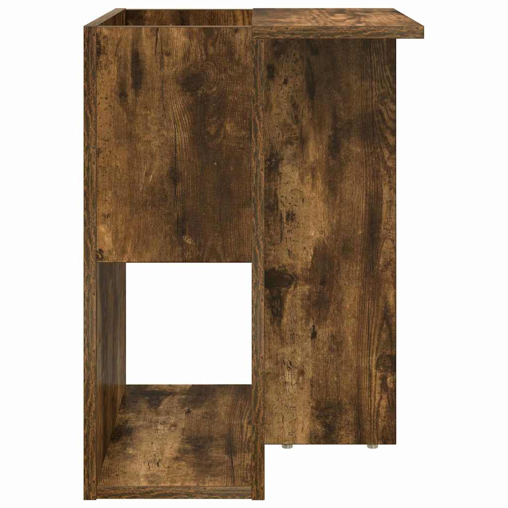 End Table Smoked Oak 35 x 40 x 55 cm Engineered Wood