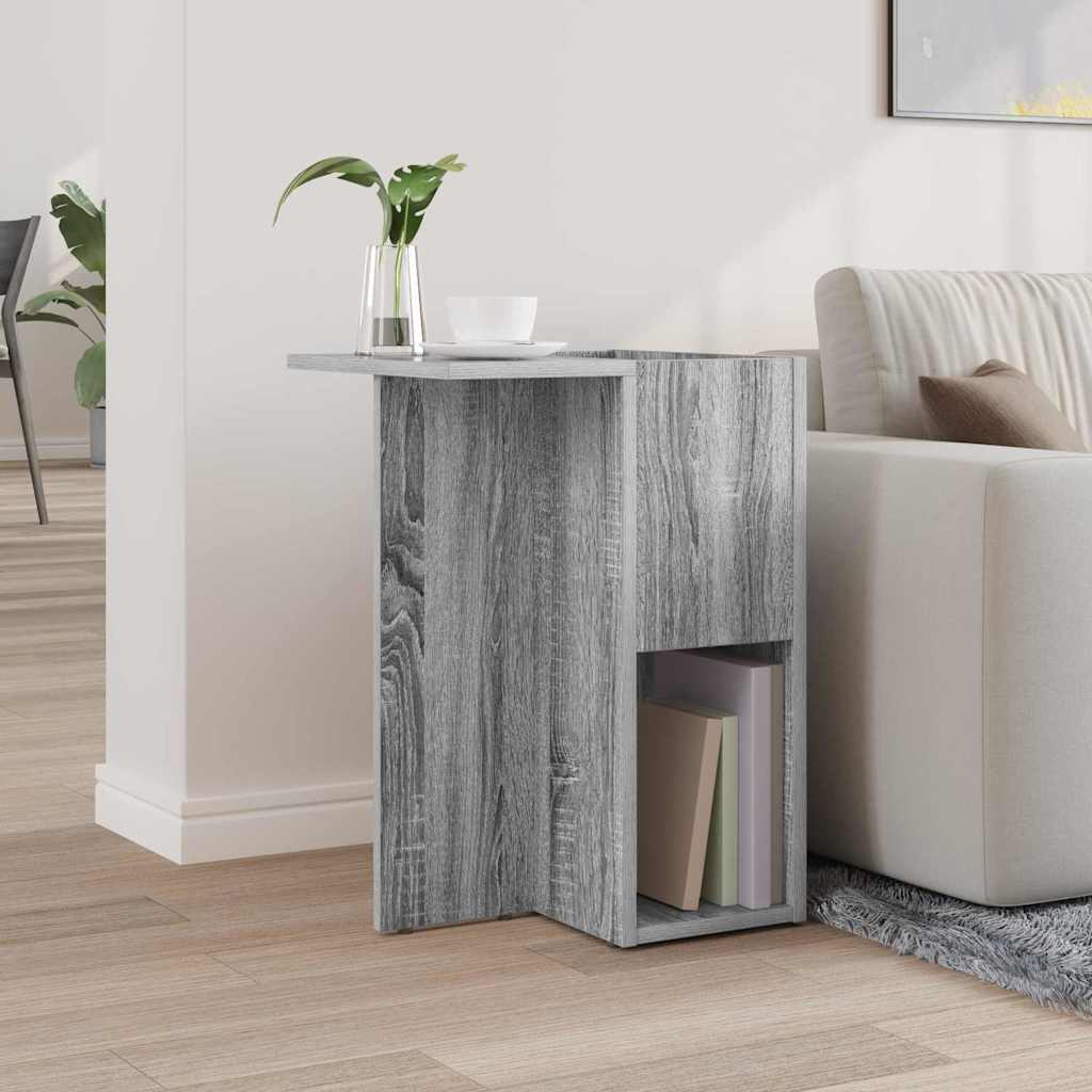 End Table Grey Sonoma 35 x 40 x 55 cm Engineered Wood