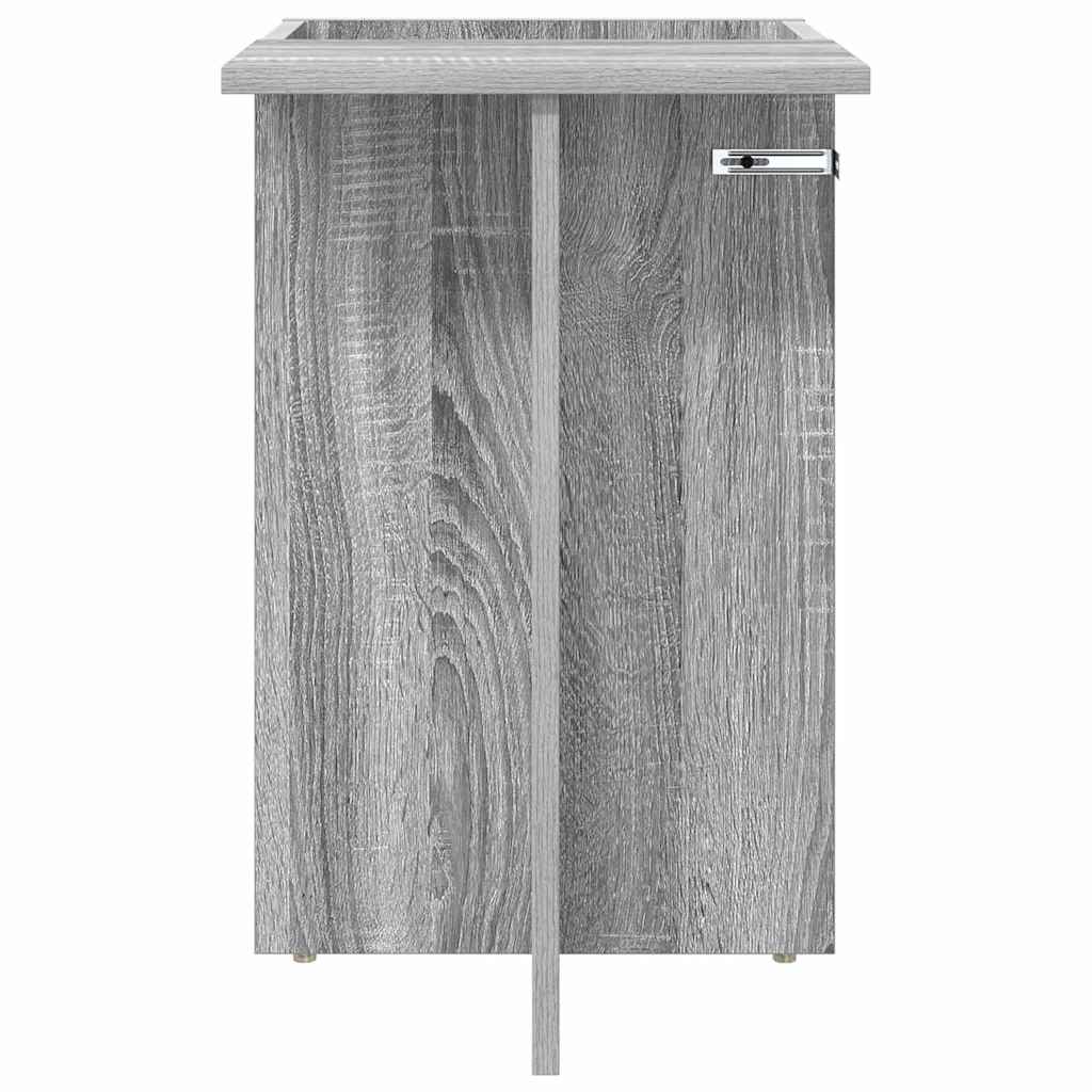 End Table Grey Sonoma 35 x 40 x 55 cm Engineered Wood