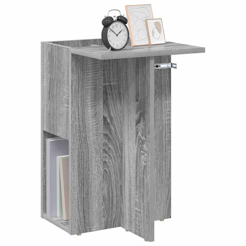 End Table Grey Sonoma 35 x 40 x 55 cm Engineered Wood