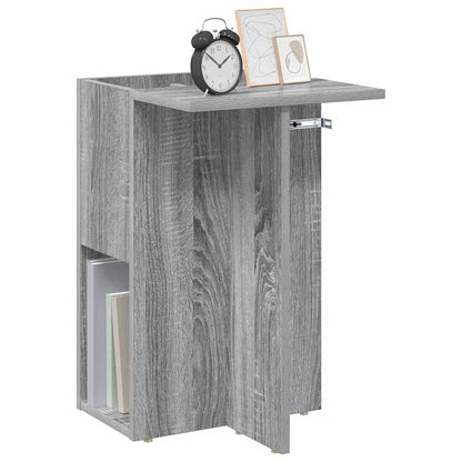 End Table Grey Sonoma 35 x 40 x 55 cm Engineered Wood