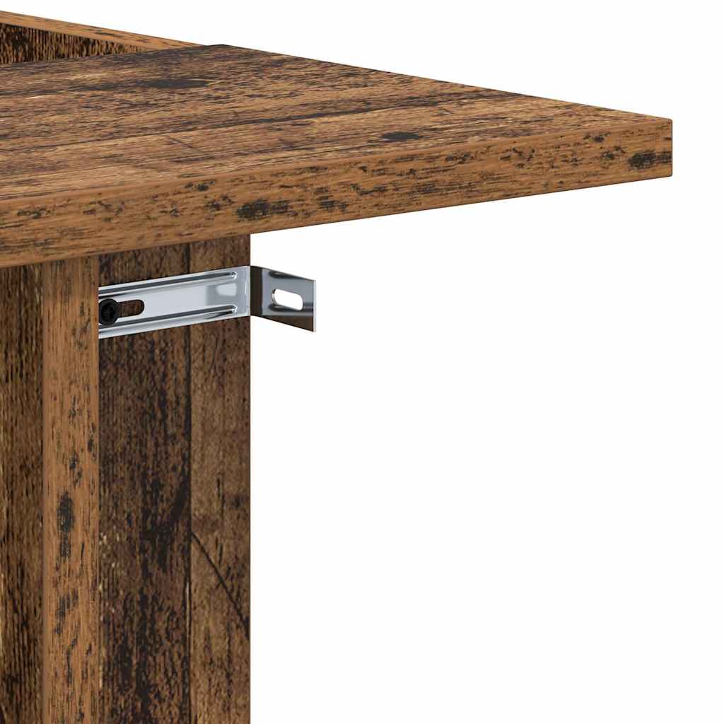 End Table Old Wood 35 x 40 x 55 cm Engineered Wood