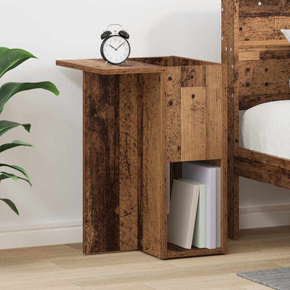 End Table Old Wood 35 x 40 x 55 cm Engineered Wood