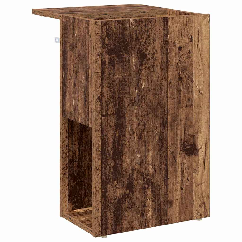 End Table Old Wood 35 x 40 x 55 cm Engineered Wood