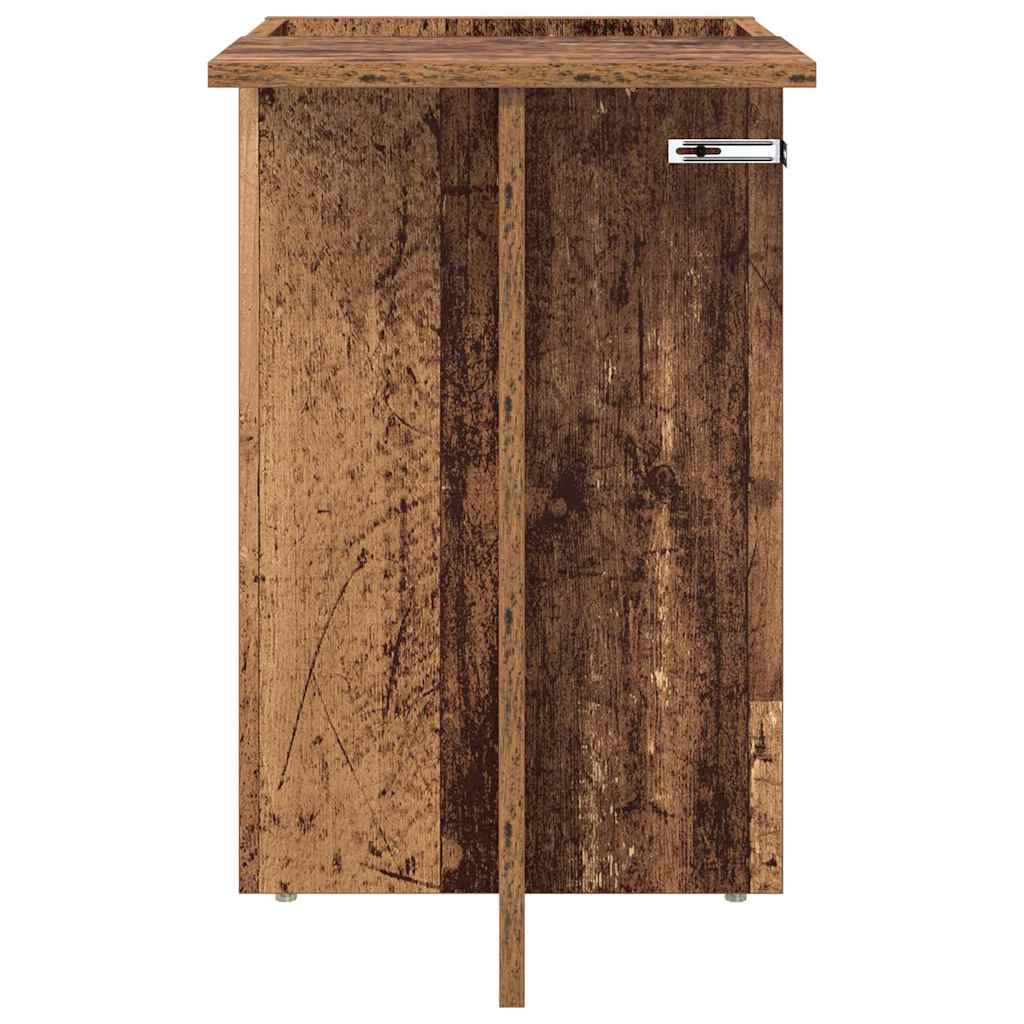 End Table Old Wood 35 x 40 x 55 cm Engineered Wood