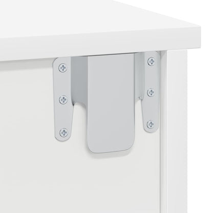 Bedside Table 2 pcs White 40 x 31 x 15 cm Engineered Wood