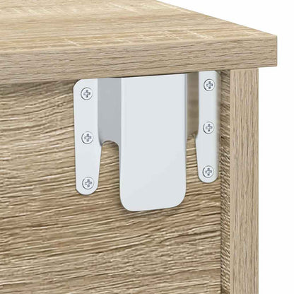 Bedside Table Sonoma Oak 40 x 31 x 15 cm Engineered Wood