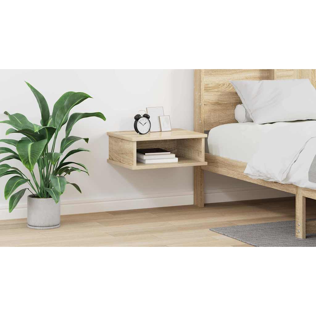 Bedside Table Sonoma Oak 40 x 31 x 15 cm Engineered Wood