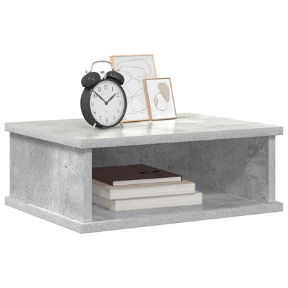 Bedside Table Concrete Grey 40 x 31 x 15 cm Engineered Wood