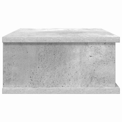 Bedside Table 2 pcs Concrete Grey 40 x 31 x 15 cm
