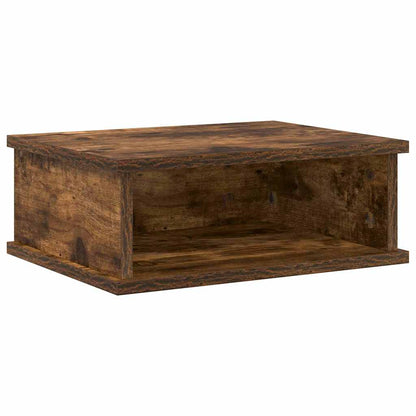 Bedside Table Smoked Oak 40 x 31 x 15 cm Engineered Wood