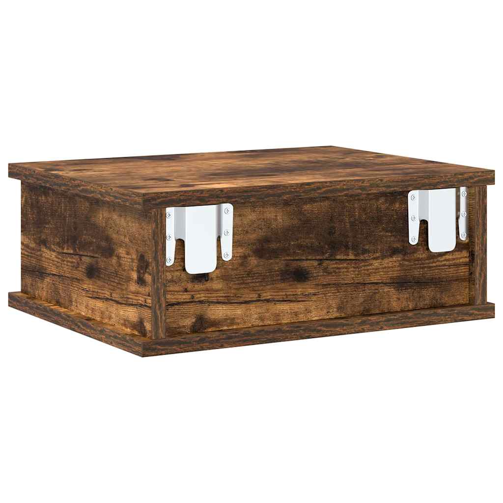 Bedside Table 2 pcs Smoked Oak 40 x 31 x 15 cm Engineered Wood