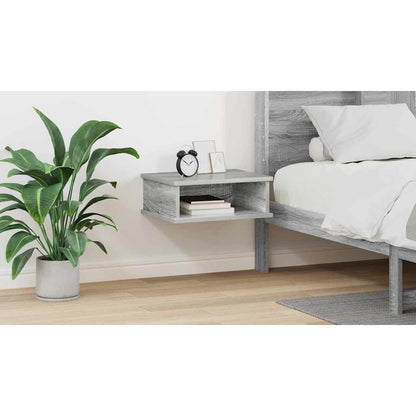 Bedside Table Grey Sonoma 40 x 31 x 15 cm Engineered Wood
