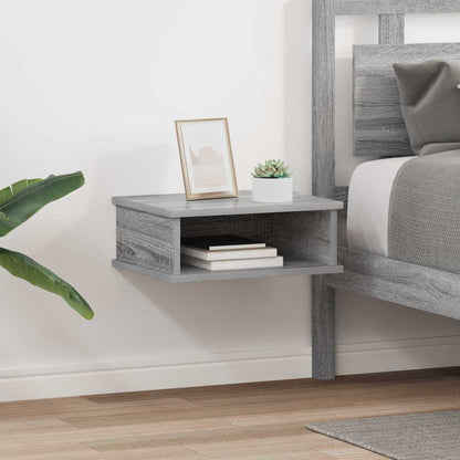 Bedside Table 2 pcs Grey Sonoma 40 x 31 x 15 cm Engineered Wood