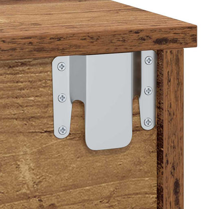 Bedside Table Old Wood 40 x 31 x 15 cm Engineered Wood