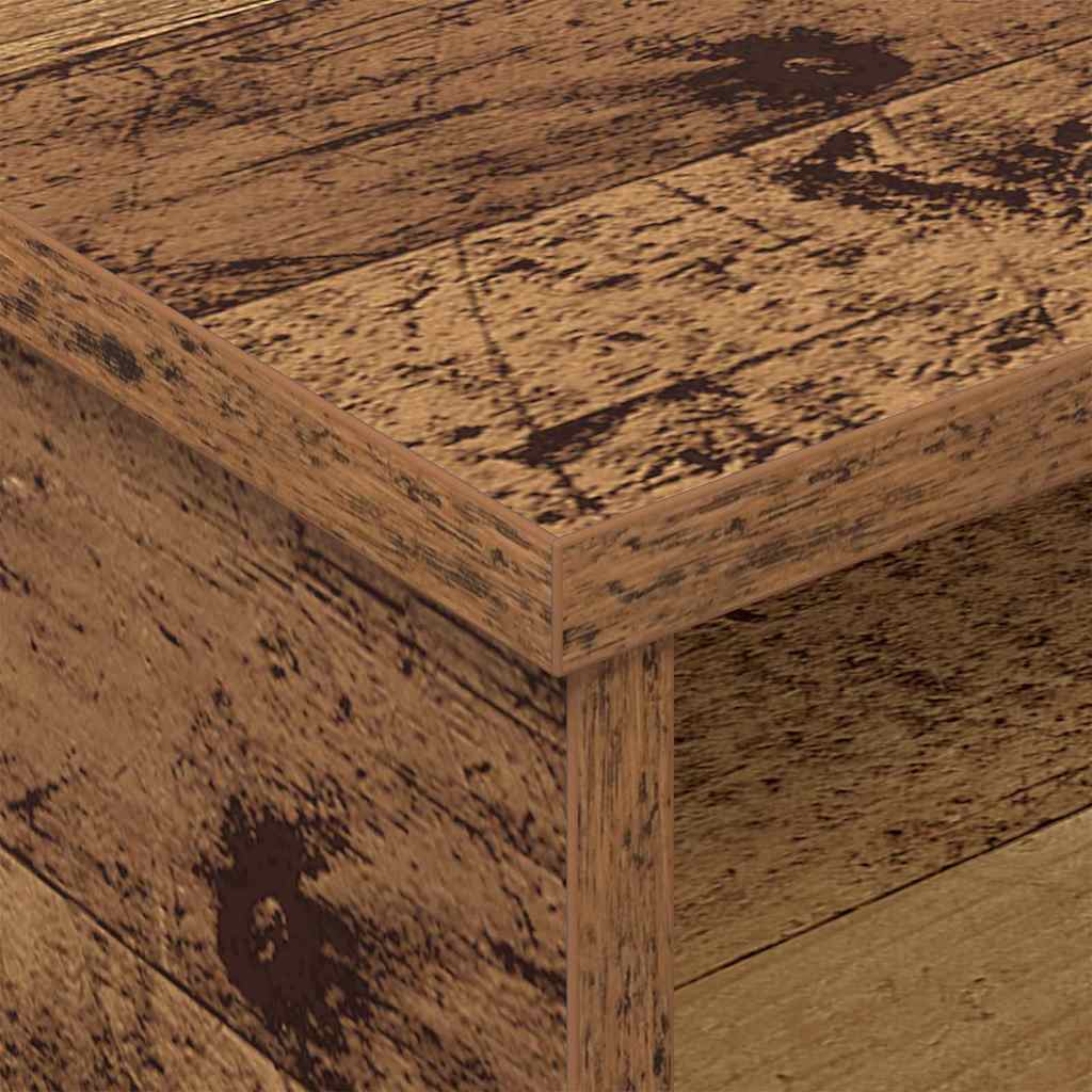 Bedside Table 2 pcs Old Wood 40 x 31 x 15 cm Engineered Wood