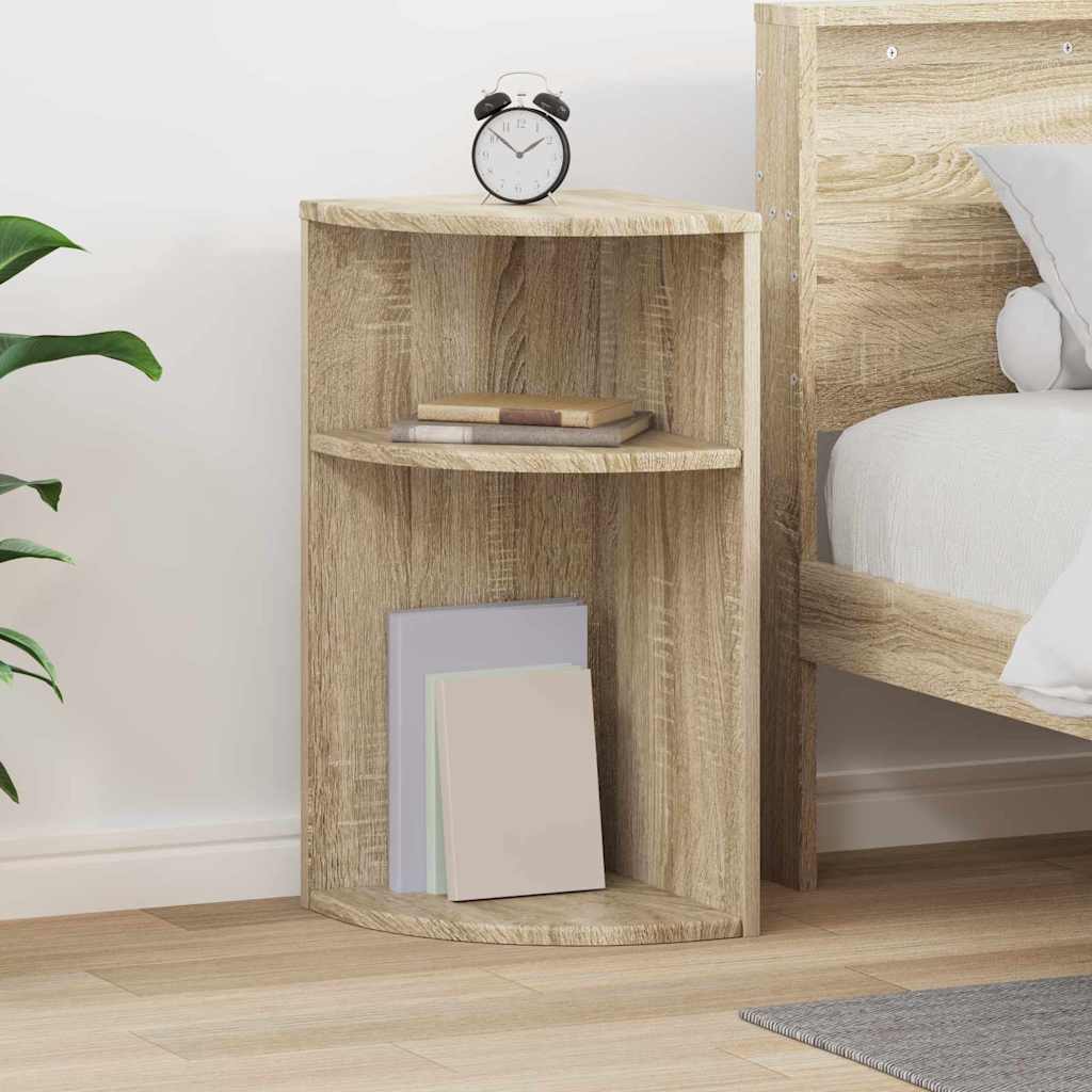End Table Sonoma Oak 29.6 x 29.6 x 60 cm Engineered Wood